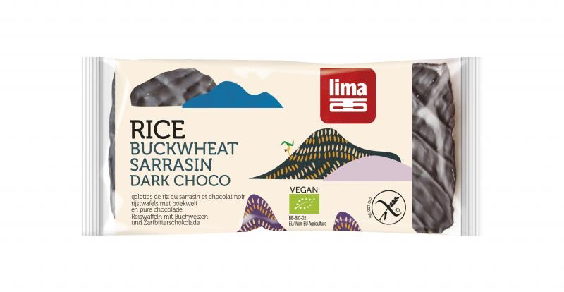 Lima Boekweitwafels pure chocolade glutenvrij bio 90g